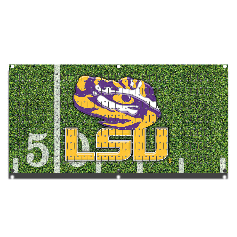 HHWC11065 - LSU Tigers (1 Panel) | 16" x 32"(wide) | Printed Pegboards Horizontal | Collegiate