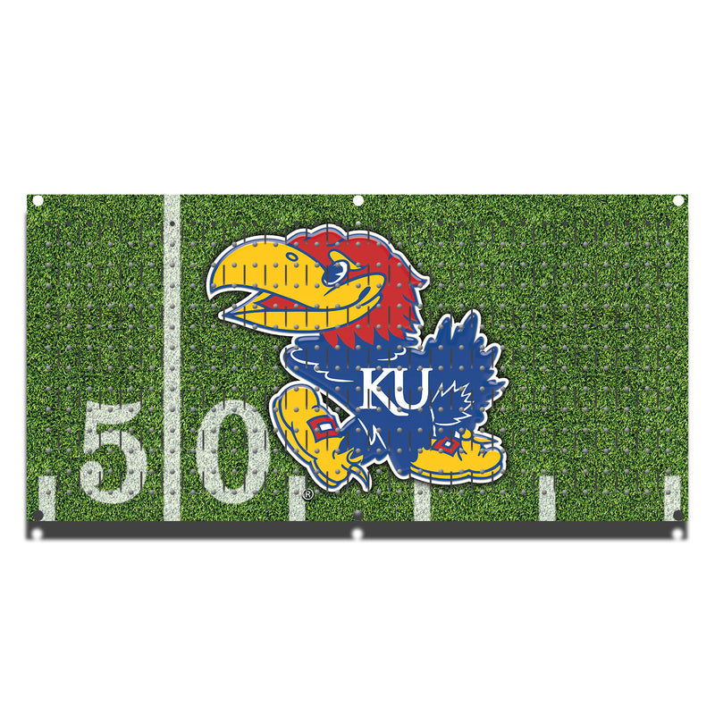 HHWC11090 - Kansas Jayhawks (1 Panel) | 16" x 32"(wide) | Printed Pegboards Horizontal | Collegiate