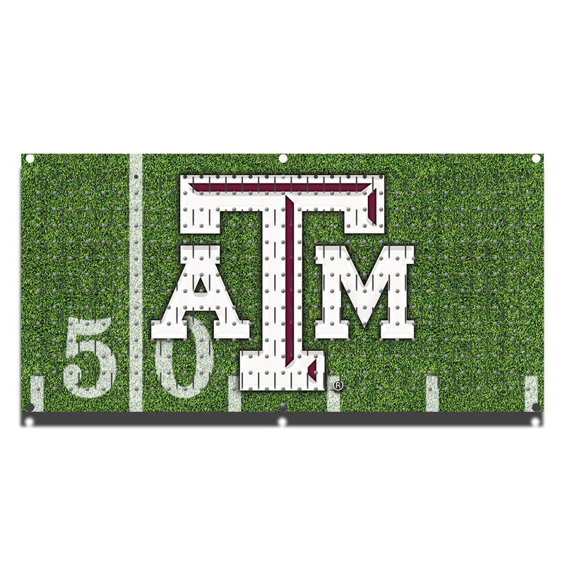 HHWC11093 - Texas A&M Football (1 Panel) | 16" x 32"(wide) | Printed Pegboards Horizontal