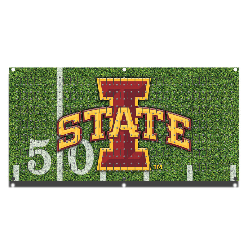 HHWC11094 - Iowa State Cyclones Football (1 Panel) | 16" x 32"(wide) | Printed Pegboards Horizontal | Collegiate