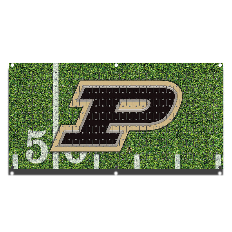 HHWC11099 - Purdue  Football (1 Panel) | 16" x 32"(wide) | Printed Pegboards Horizontal | Collegiate