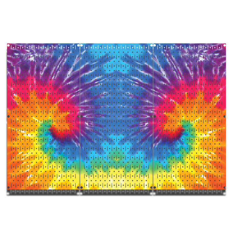 HWC13038 | Tie Dye | Printed Wall Control Pegboard by HangTime®