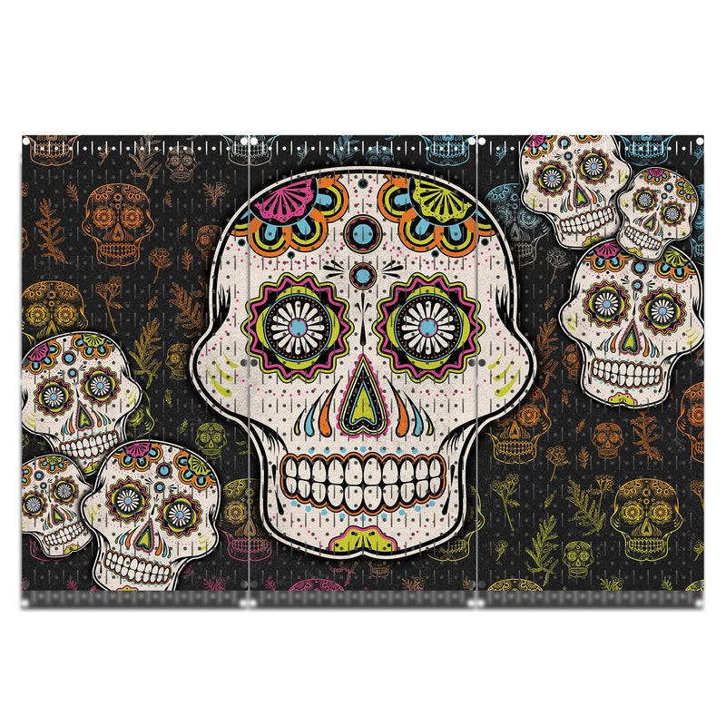 HWC13071 | Sugar Skull | Printed Pegboard by HangTime®