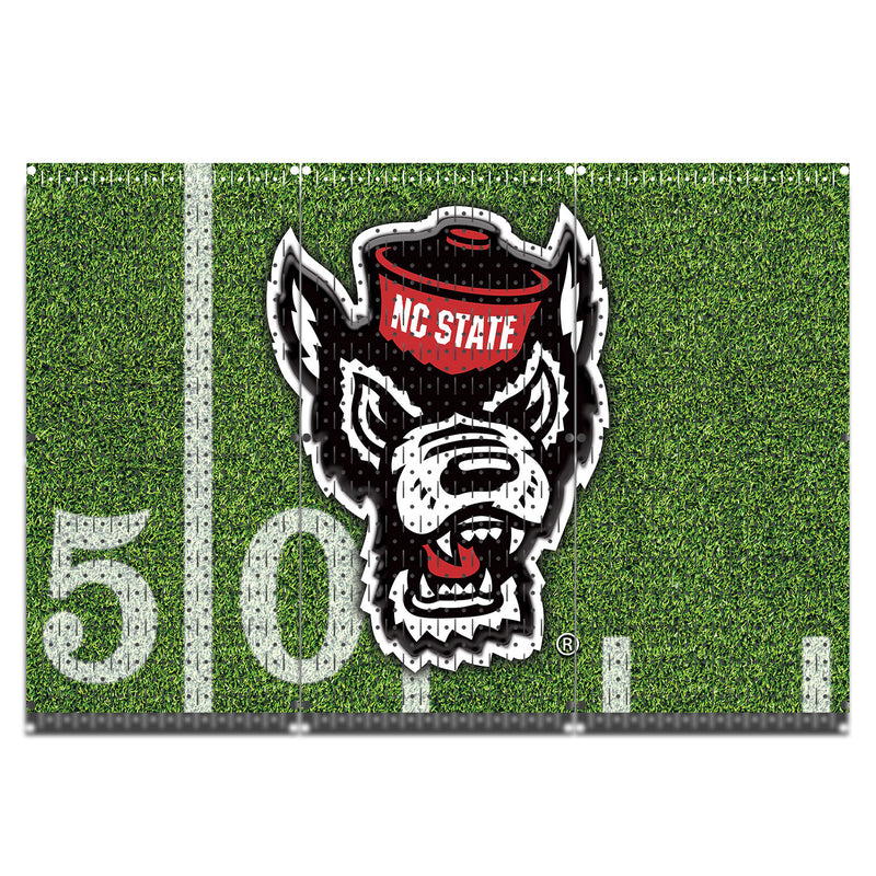 HWC13096 - North Carolina Wolfpack (3 Panels) | 48" x 32" (tall) | Printed Pegboards | Collegiate