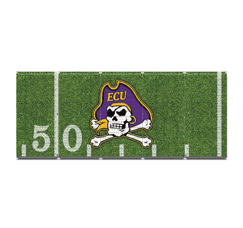 HWC15088- ECU East Carolina University Football (5 Panels) | 80" x 32" (tall) | Printed Pegboards | Collegiate