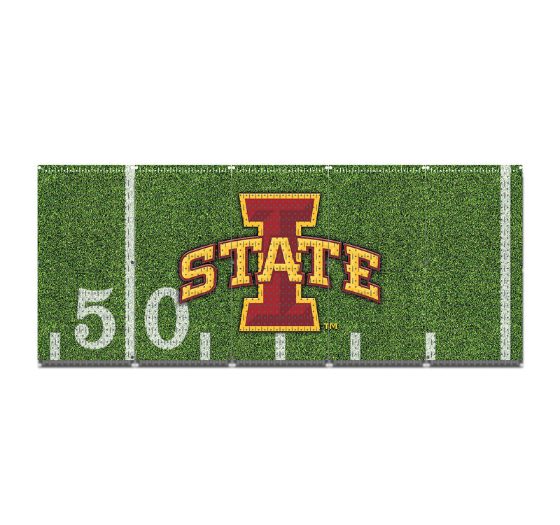 HWC15094- Iowa State Cyclones Football (5 Panels) | 80" x 32" (tall) | Printed Pegboards | Collegiate